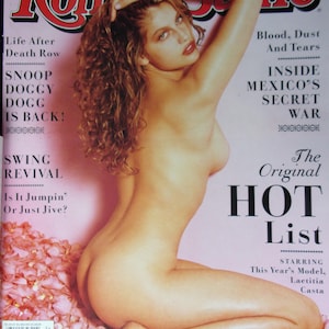 Laetitia Casta - Rolling Stone Magazine - Hot Issue 1998- Mint Condition image 2
