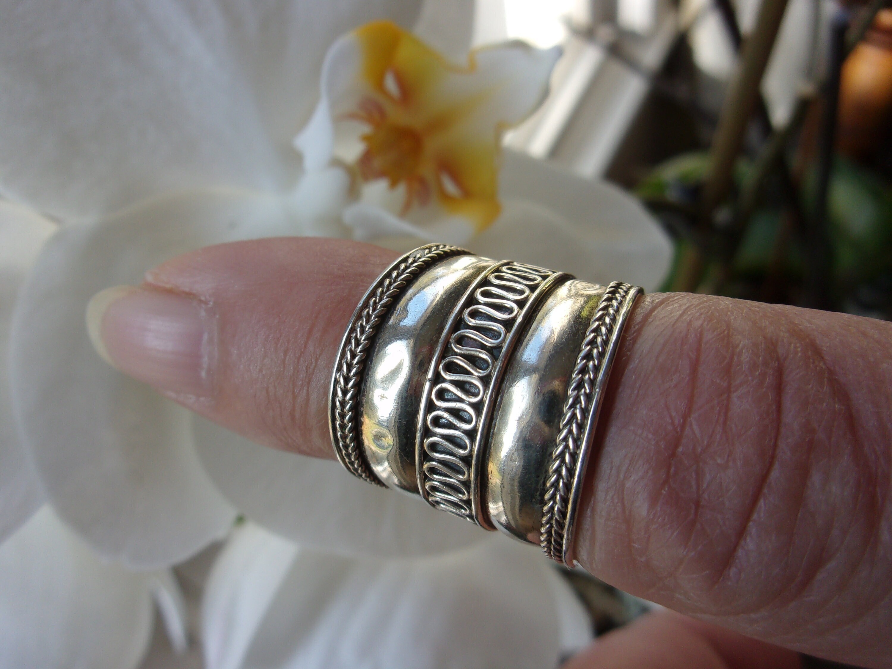 Silpada Simple No Decoration Extra Wide 925 Silver Vintage