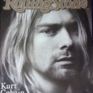 Kurt Cobain- Vintage 90's Rolling Stone Magazine 1994 Issue 683- Tribute to Kurt Cobain- Collectible Memorabilia- Cobain Fan Gift- No Label