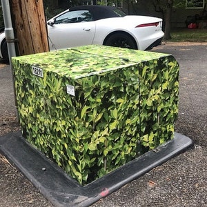 Hide that Utility box with our bush wrap!