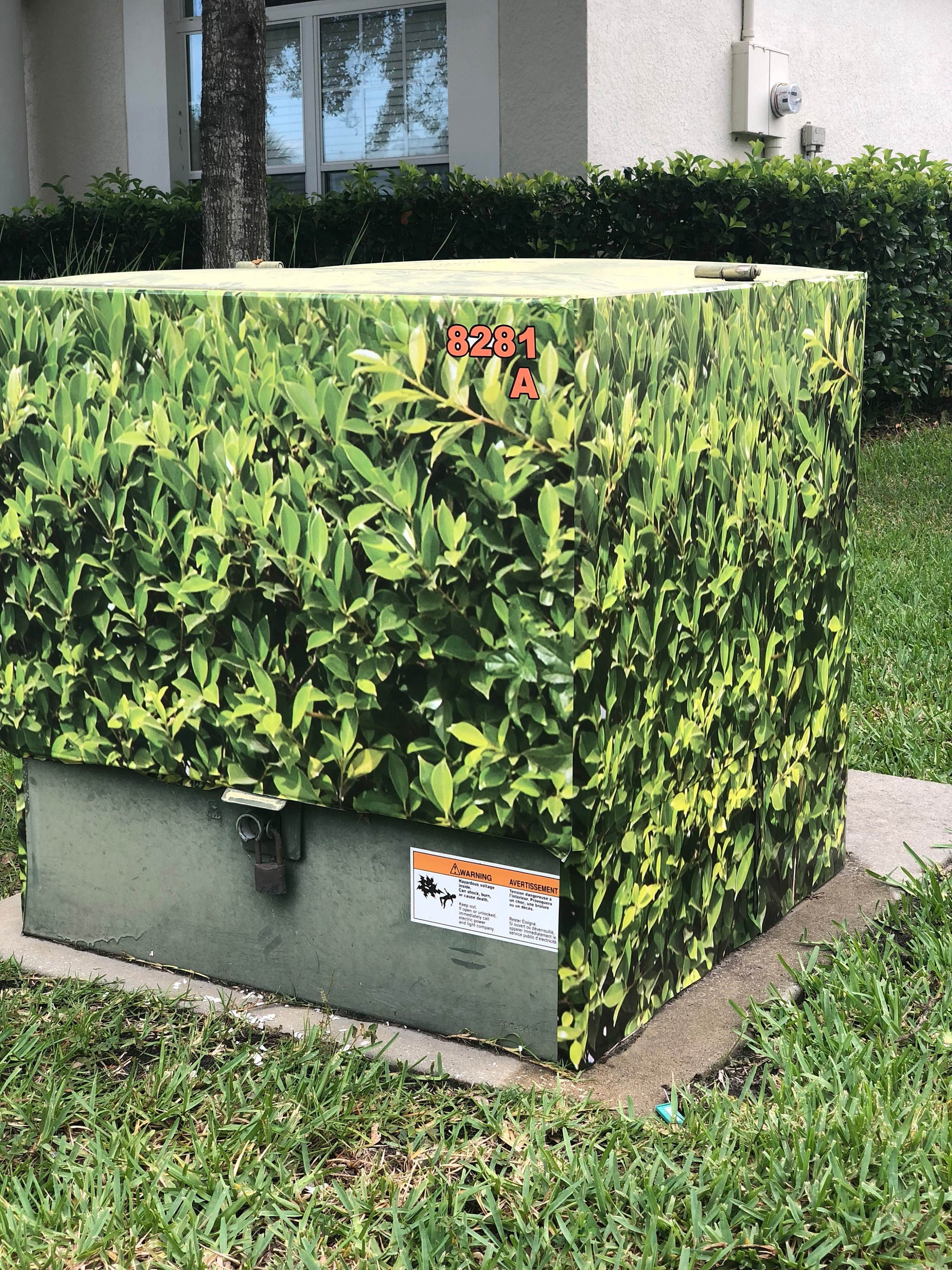Hide That Utility Box With Our Bush Wrap Etsy Canada