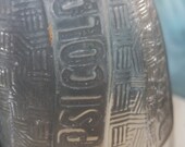 Pepsi Cola bottle, 1943, 12 oz, clear, vintage found in Southern California