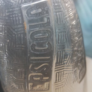 Pepsi Cola bottle, 1943, 12 oz. Cross Hatch Design