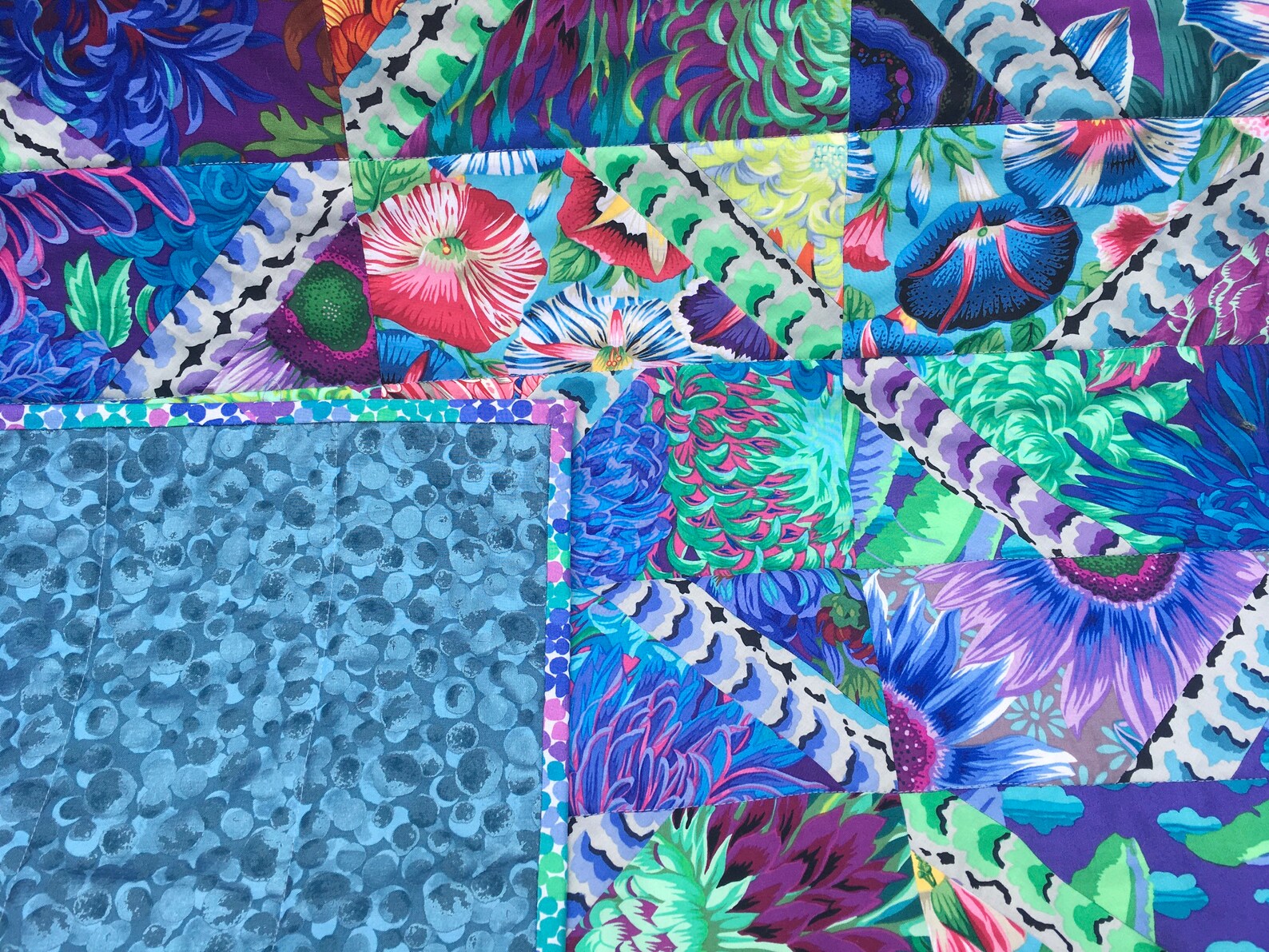 Kaffe Fassett Reversible Lap Quilt. This Price is for the Finished ...