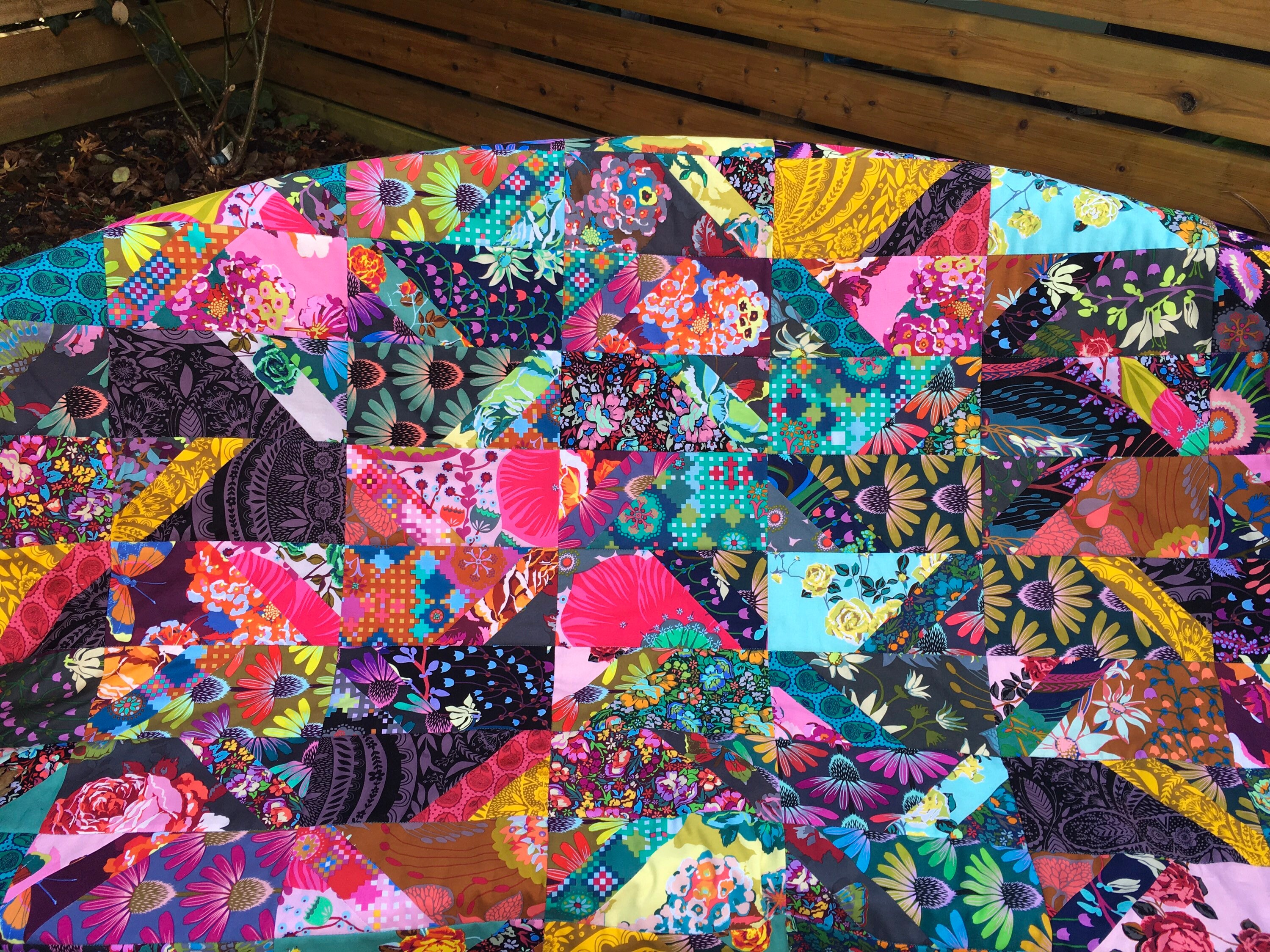 Anna Maria Horner Large Reversible Lap Quilt Throw Bed Topper - Etsy