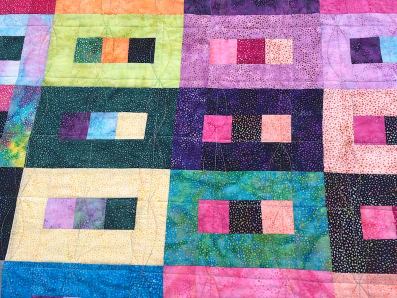 Batik Lap Quilt Throw Cot Quilt Wheelchair Quilt - Etsy
