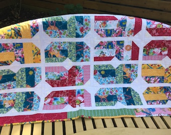 Butterfly child nursery quilt playmat cot quilt baby shower gift