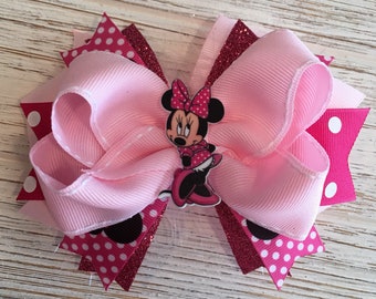 Bubblegums Necklace Set Minnie Mouse Safari Boutique Hair Bow And Chunky Bubblegums Necklace Set Minnie Mouse Safari Boutique Hair Bow And Chunky