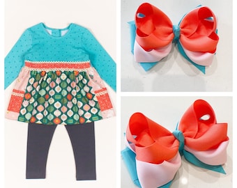 Made to match RicRac & Ruffles Not Even a Mouse hair bow, Mouse hairbow, M2M Ricrac hair bow, Christmas hair bow, Holiday hair bow