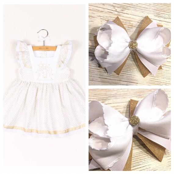 ricrac and ruffles christmas dress