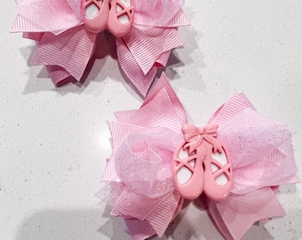 Light pink ballet hair bow, ballet pig tails, ballet pigtails, pink hair bow, pink hair bow, light pink hair bow, dance hair bow, dance bow