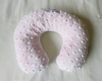 Toddler Pink Bubble Minky CalmCollar