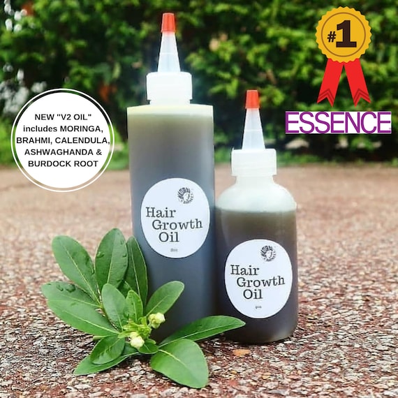 Hair Growth Oil Ayurvedic Herbsalopecia Edges Beard Etsy