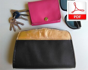 Clutch Bag Pattern – PDF Sewing Pattern to Make This Women Minimalist Bag