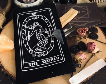 The World Tarot Bag | Makeup Bag| Pencil Bag | Tarot Deck Bag