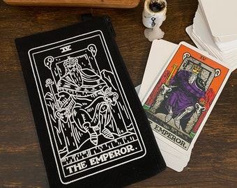 The Emperor Tarot Bag | Makeup Bag| Pencil Bag | Tarot Deck Bag