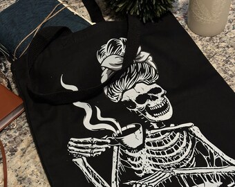 Skeleton Coffee Tote