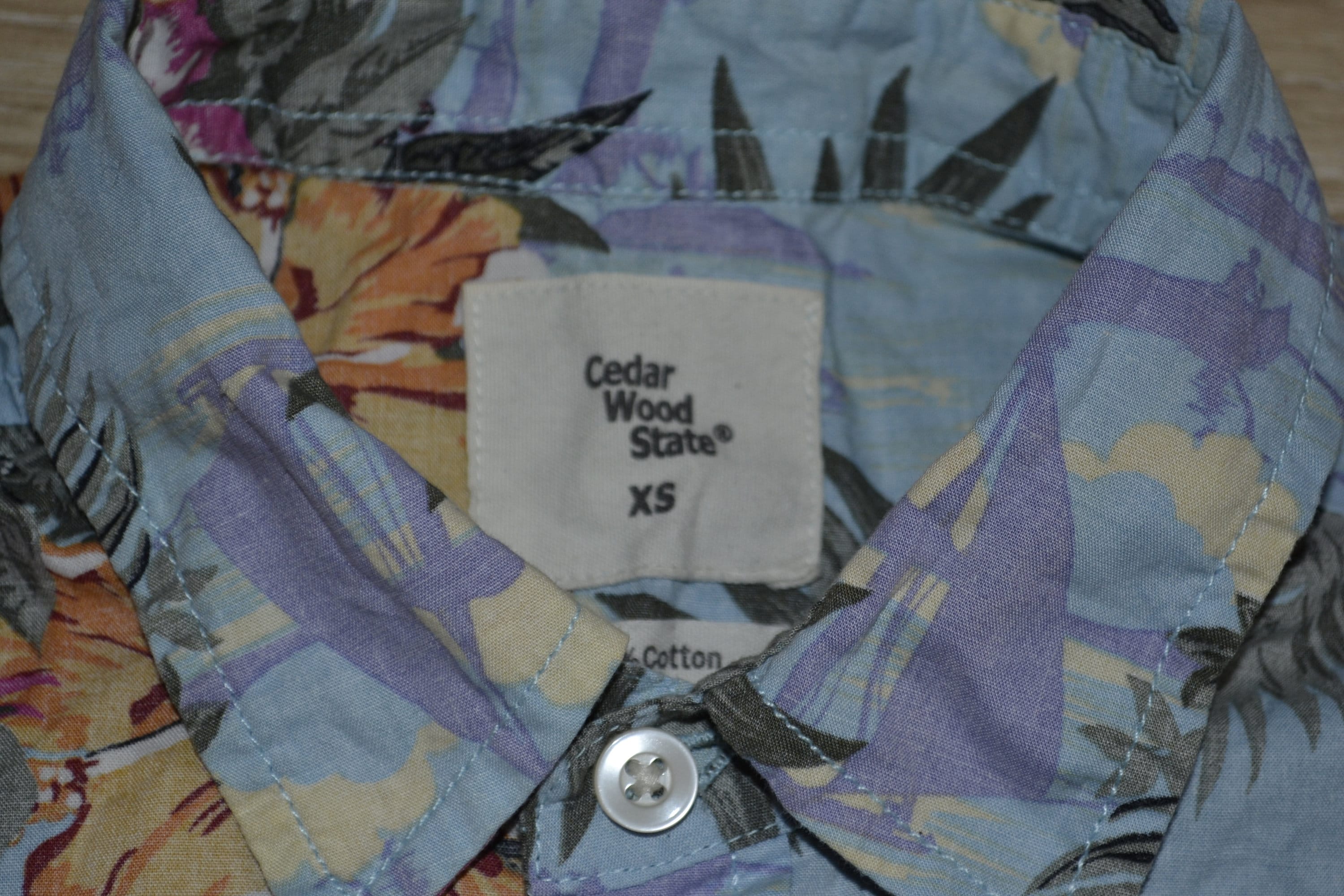 VTG 60s 70s BARKCLOTH HAWAIIAN ALOHA SHIRT ROCKABILLY HOT ROD TIKI 41” (38) S
