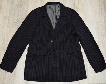 Vintage Laura Ashley Ladies Blazer Wool Womens Jacket Suit Size 12 (US)