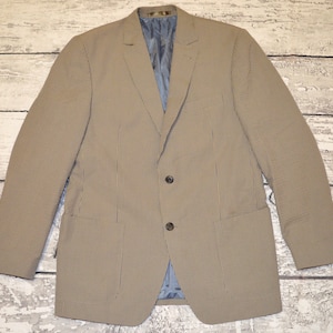 Vintage J.Philipp Germany Blazer Mens Striped Suit Designers Jacket Mens Cotton Coat