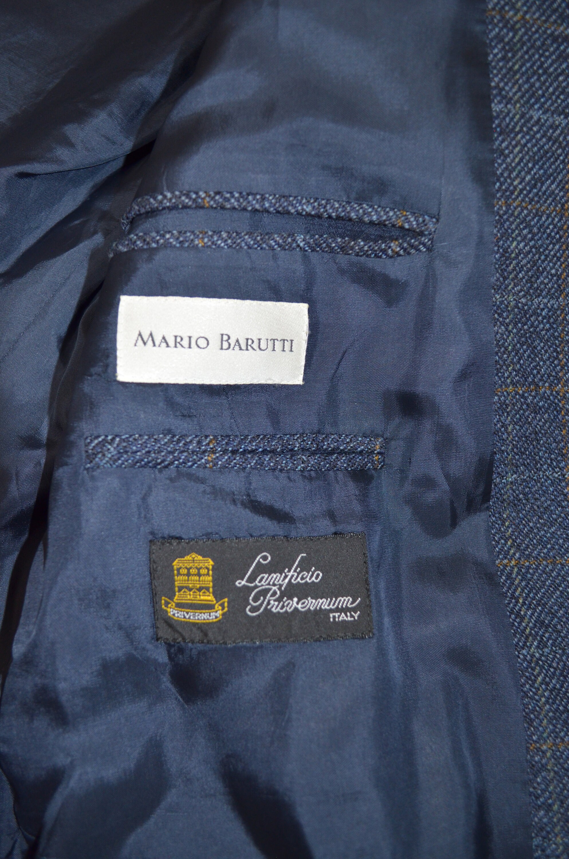 Mens Mario Barutti Blazer Plaid Coat Jacket Wool Size L | Etsy