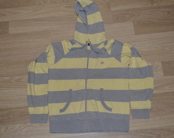 Vintage Fred Perry Hoodies Sportswear Unisex Coat Jumper Casual Terraces wear Mens Size S Women Size 12 US