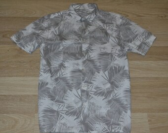 Vintage Hawaiian Shirt | Men's L | Hot Rod Tiki Shirt | Aloha Shirt | Party Shirt | Luau | Tropical Travel Tourist Vintage tiki | BBQ