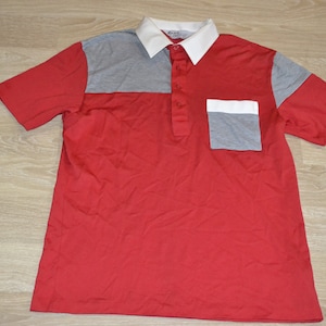 Vintage Dunn & Co Tshirt Polo Shirt Mens Casual Tee-shirt Size L