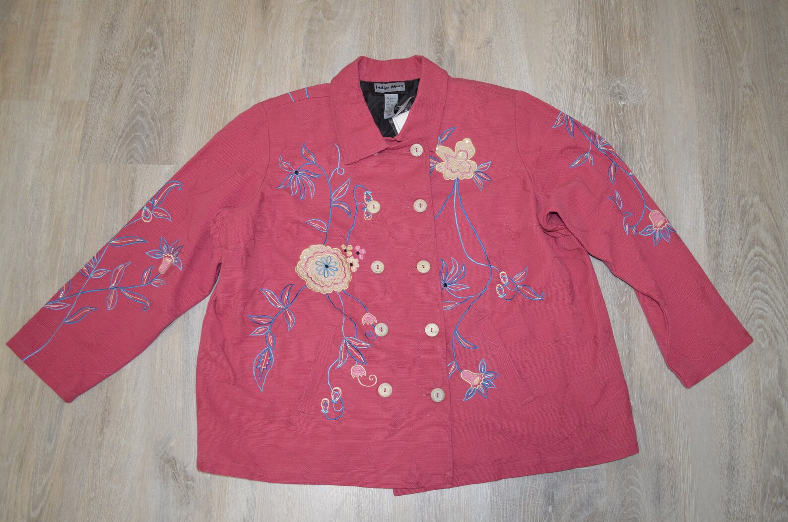 womens blazer mid indigo