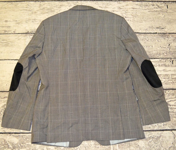 Vintage Hugo Boss Mens Blazer Plaid Suit Jacket V… - image 5