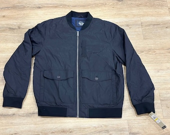 Vintage Neptune Garment Co. Men's Size 48 XL Black Bomber Jacket