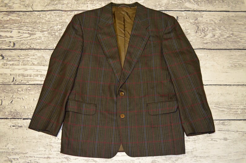 Vintage Roy Robson Mens Blazer Baltz Bochum Wool Jacket Sport Coat Suit ...