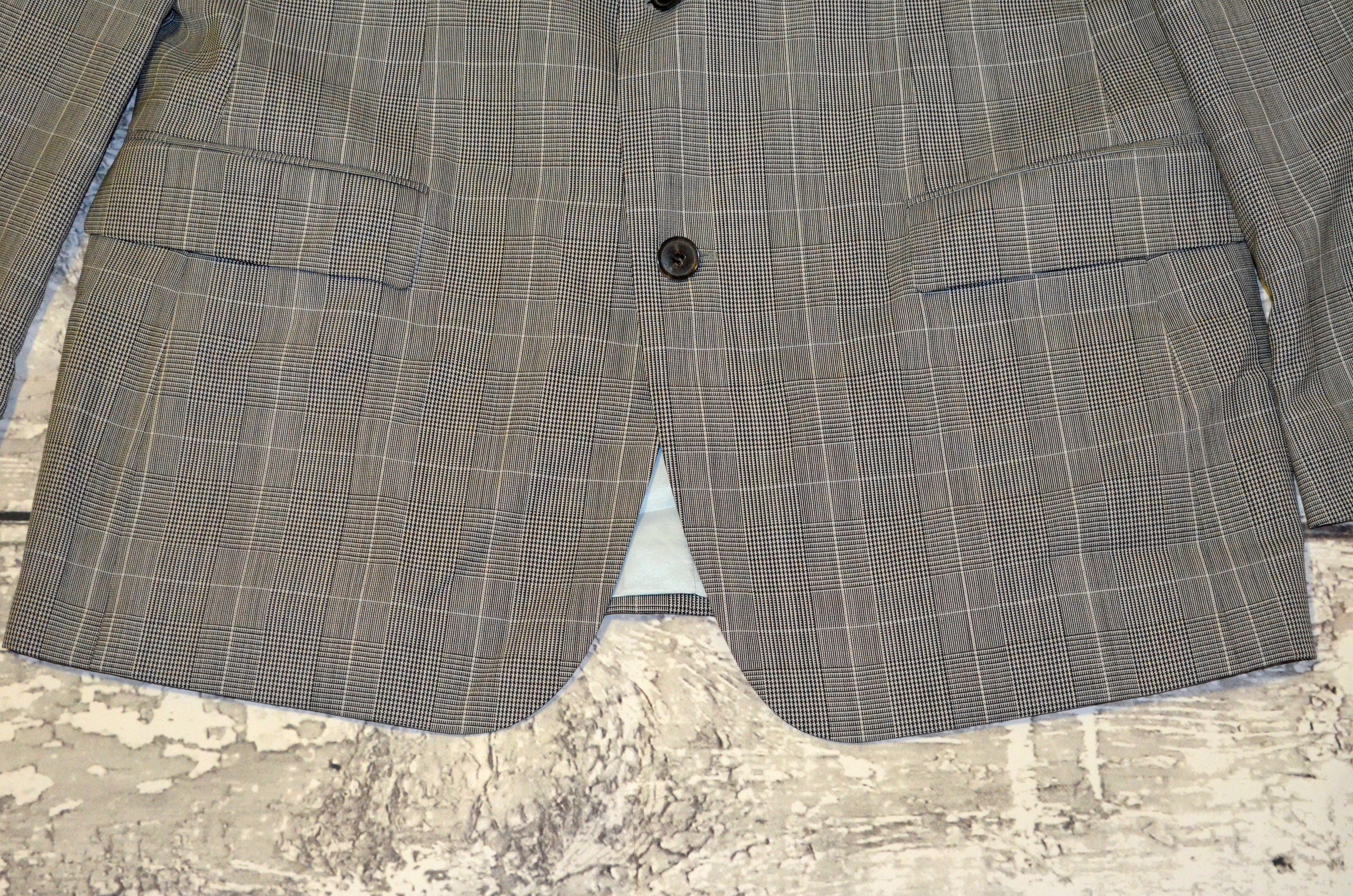 Vintage Hugo Boss Mens Blazer Plaid Suit Jacket Virgin Wool Size L - Etsy