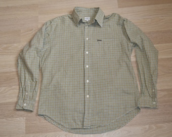 ¡¡¡VENTA!!! Vintage Calvin Klein Hombre Camisa Talla L Vestido Camisa camisa de manga larga
