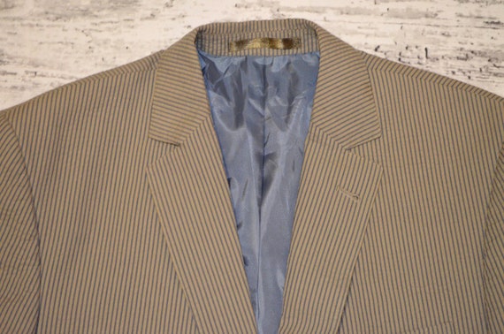 Mens striped sale blazer vintage
