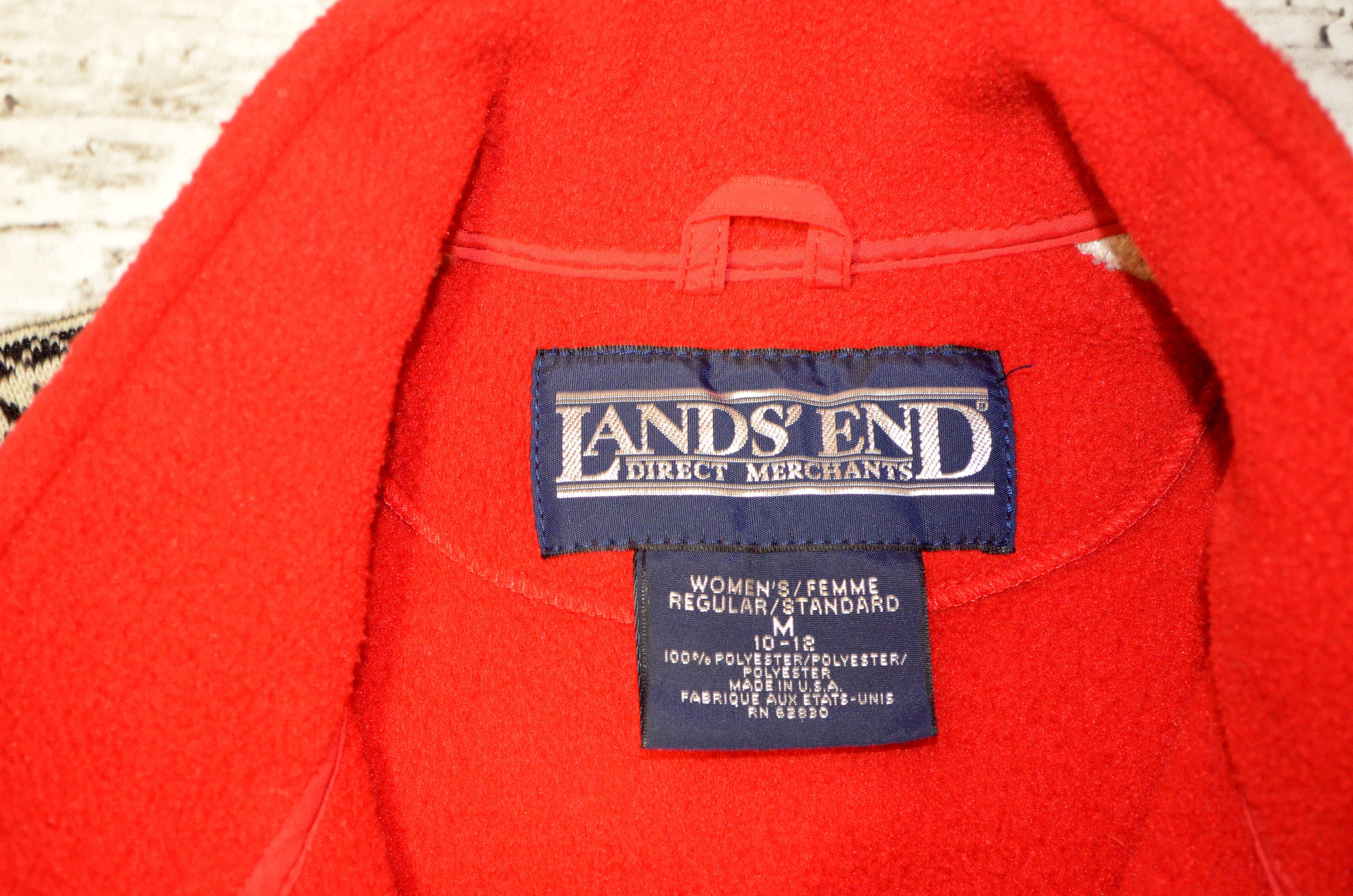 Vintage Lands End Fleece Women Technology Wear Outdoor - Etsy