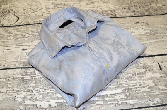 Vintage DUCHAMP London Mens Shirt Blue Long Sleeve Shirt Oxford Button Down Size L Vintage DUCHAMP London Mens Shirt Blue Long Sleeve Shirt Oxford Button Down Size L