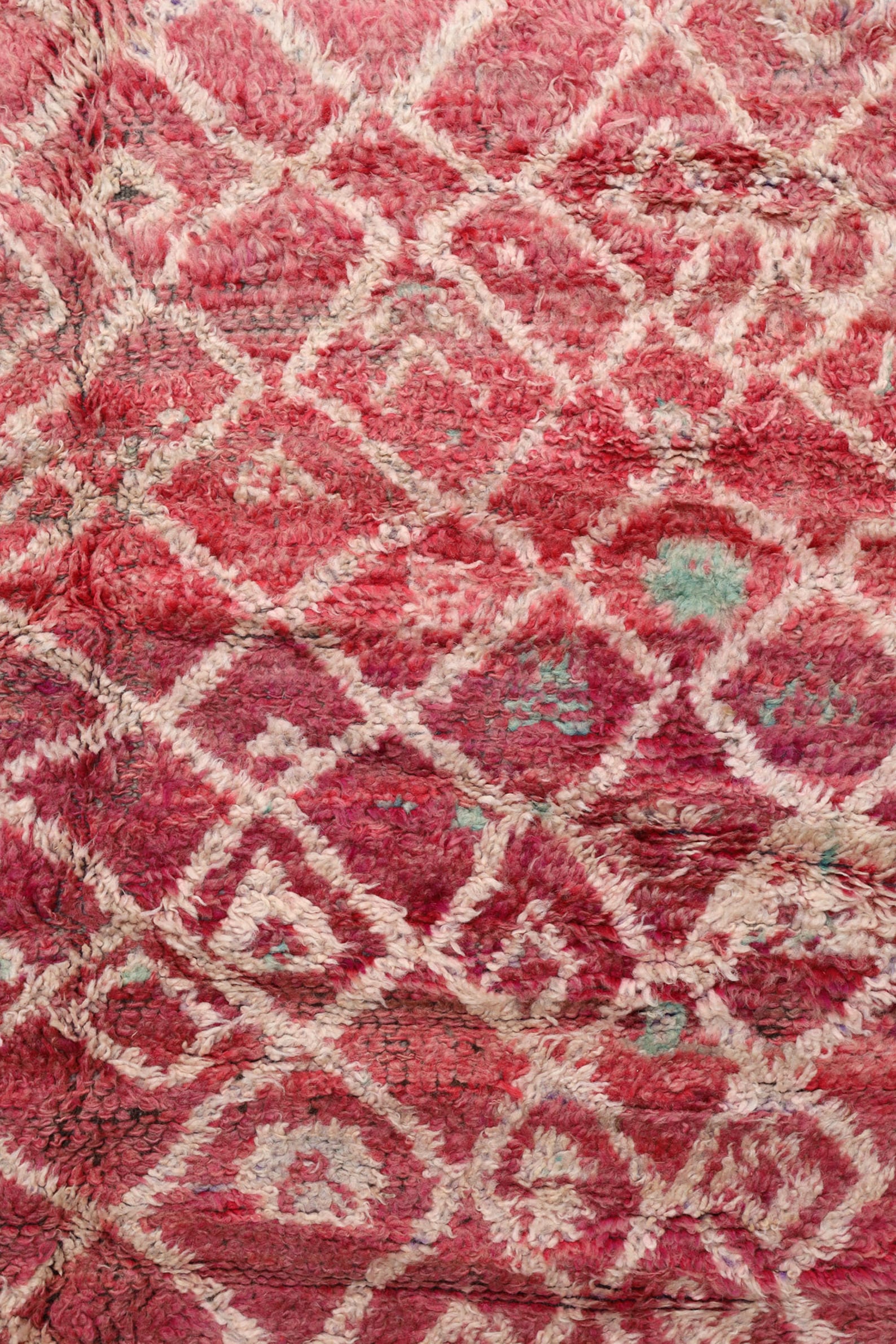 Robin Bellavance Rite Rug ROBIN - Vintage Beni M'guild Moroccan Rug (shades of Pink, Magenta ...
