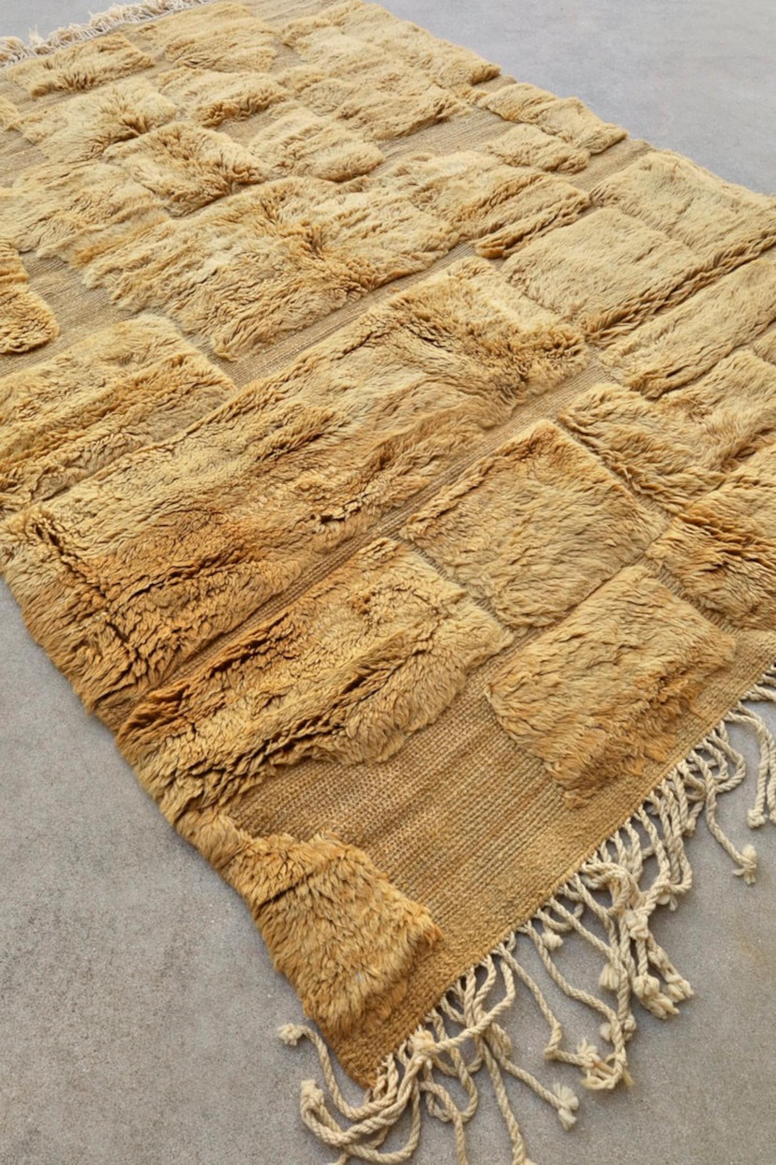 CAMEL - New Creation Beni M'rirt Moroccan Rug (camel Color Rug - 6x9 ...