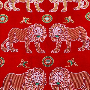 African traditional cloth kente fabric