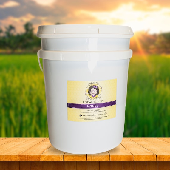 5 Gallon Raw Wildflower Honey: Local North Carolina Bulk Honey