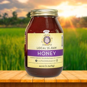44oz Raw Wildflower Honey: Local North Carolina Unfiltered Honey
