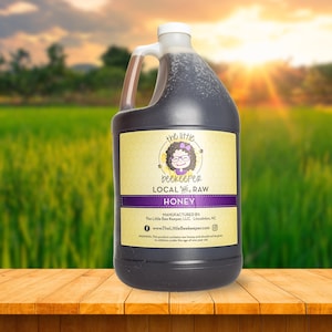Raw Wildflower Honey: 1 Gallon Bulk Honey from The Little BeeKeeper