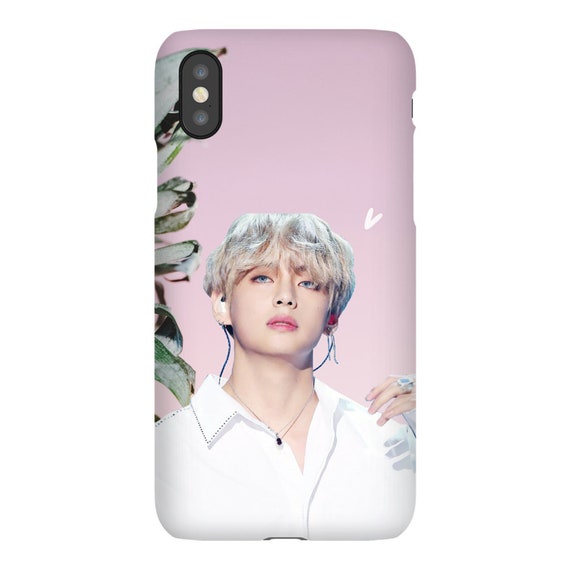 V Taehyung Bts Phone Case For Iphone Xs Max Xr X Xs Etsy