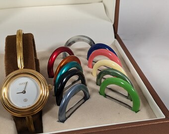 Orologio gucci vintage store con ghiere intercambiabili