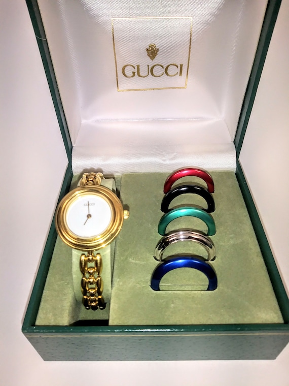 gucci watch interchangeable rings, OFF 