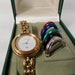 Vintage Gucci multi bezel Swiss watch with cert, of authenticity