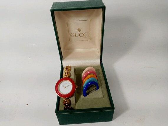 Retro Vintage Gucci Multi Bezel Swiss 