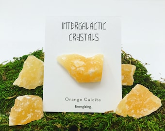 Orange Calcite, Raw Calcite, Calcite Stones, Gothic Home Decor, Orange Calcite Stones, Calcite Crystals, Crystal Grid, Natural Calcite