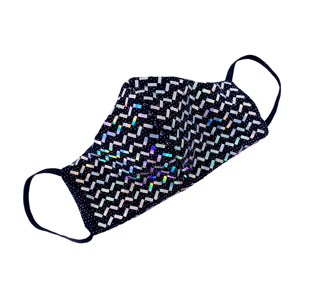 Face Mask, Iridescent Face Mask, Stylish Face Mask, Washable Face Mask, Alternative Face Mask